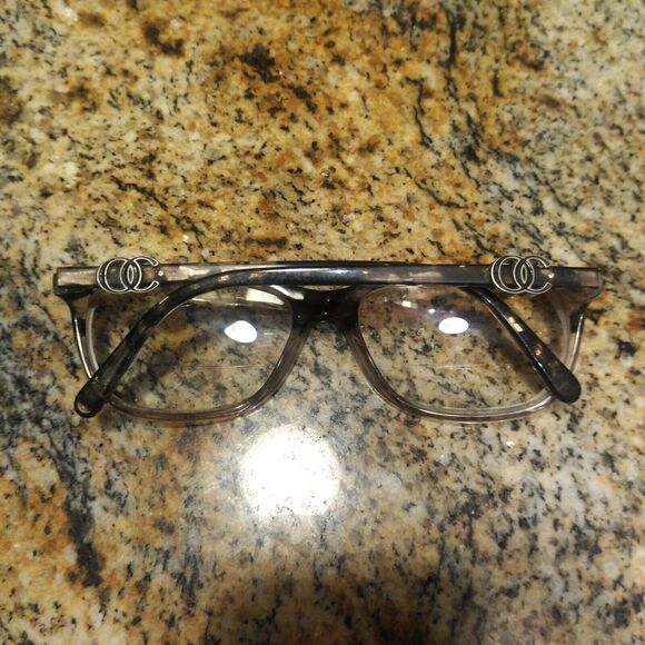 Oleg Cassini OCO354 Women's Eyeglasses Black Brown Frame 54-16-135 with Case - Picture 11 of 11